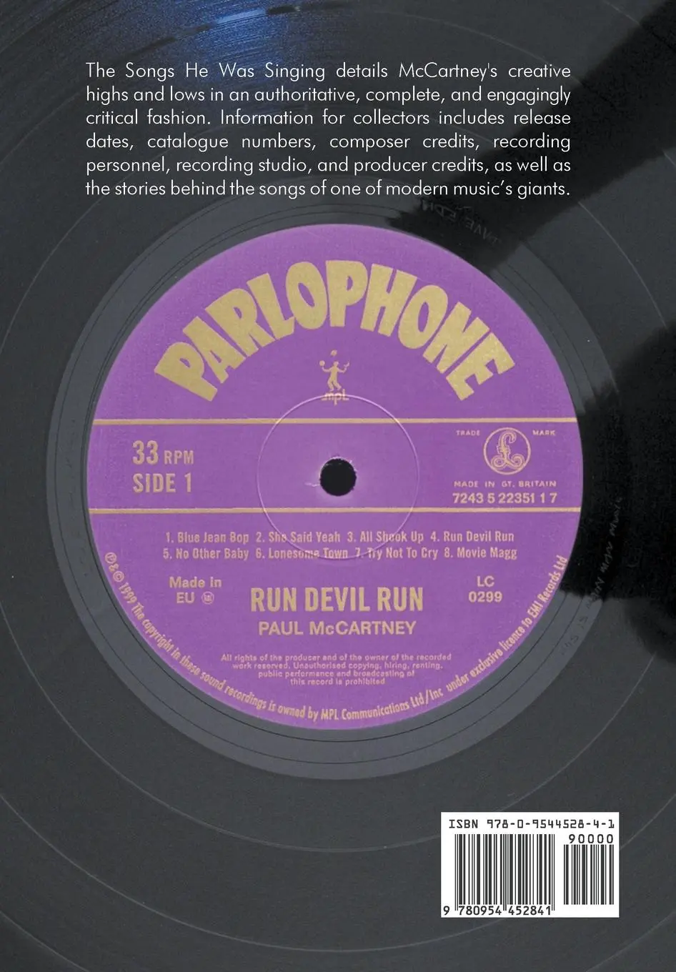 Rückseite: 9780954452841 | Paul McCartney | The Songs He Was Singing: V: The Nineties | Blaney