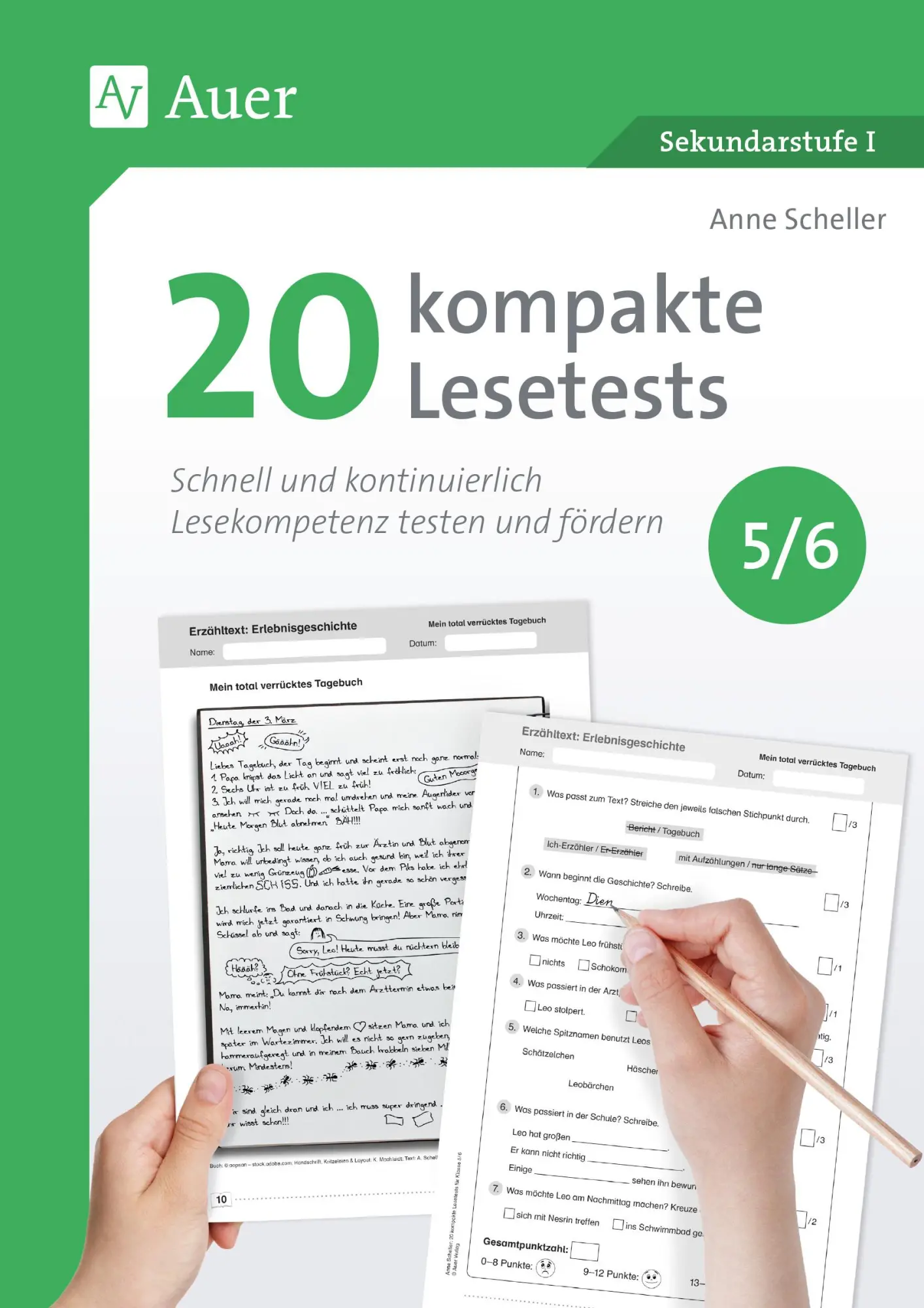 Cover: 9783403092841 | 20 kompakte Lesetests für Klasse 5-6 | Anne Scheller | Broschüre