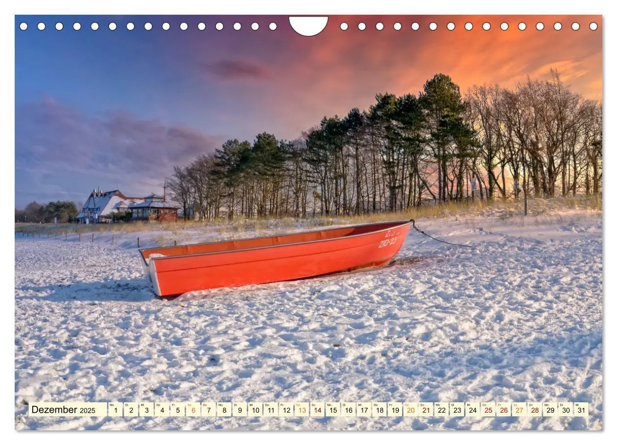 Bild: 9783435082841 | Romantische Ostsee - mein Urlaub (Wandkalender 2025 DIN A4 quer),...