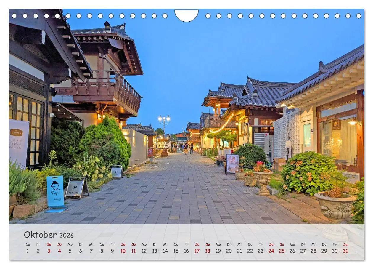 Bild: 9783457312841 | Zauberhaftes Südkorea Landschaften, Städte und Kultur (Wandkalender...
