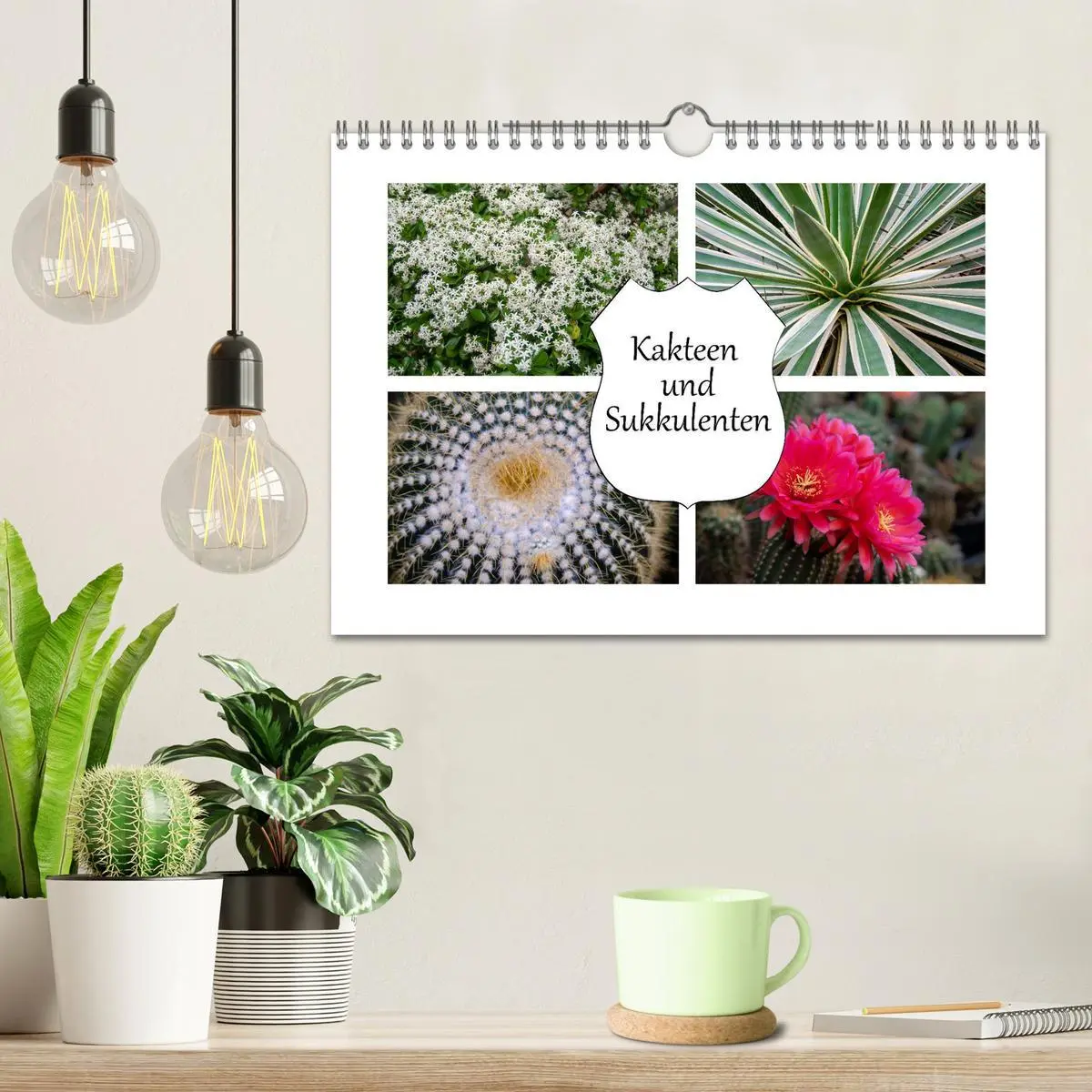 Bild: 9783457792841 | Kakteen und Sukkulenten (Wandkalender 2026 DIN A4 quer), CALVENDO...
