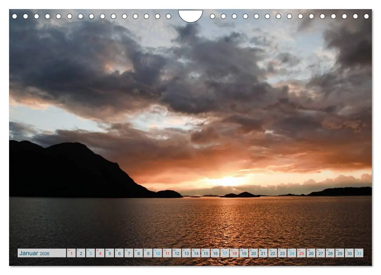Bild: 9783516192841 | Norwegen - Hurtigruten (Wandkalender 2026 DIN A4 quer), CALVENDO...