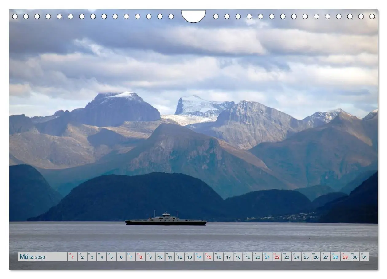Bild: 9783516192841 | Norwegen - Hurtigruten (Wandkalender 2026 DIN A4 quer), CALVENDO...
