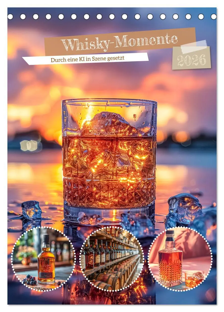 Cover: 9783516262841 | Whisky-Momente (Tischkalender 2026 DIN A5 hoch), CALVENDO...