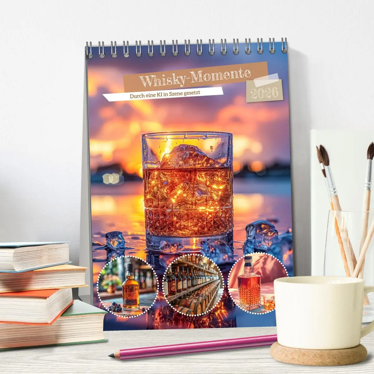 Bild: 9783516262841 | Whisky-Momente (Tischkalender 2026 DIN A5 hoch), CALVENDO...