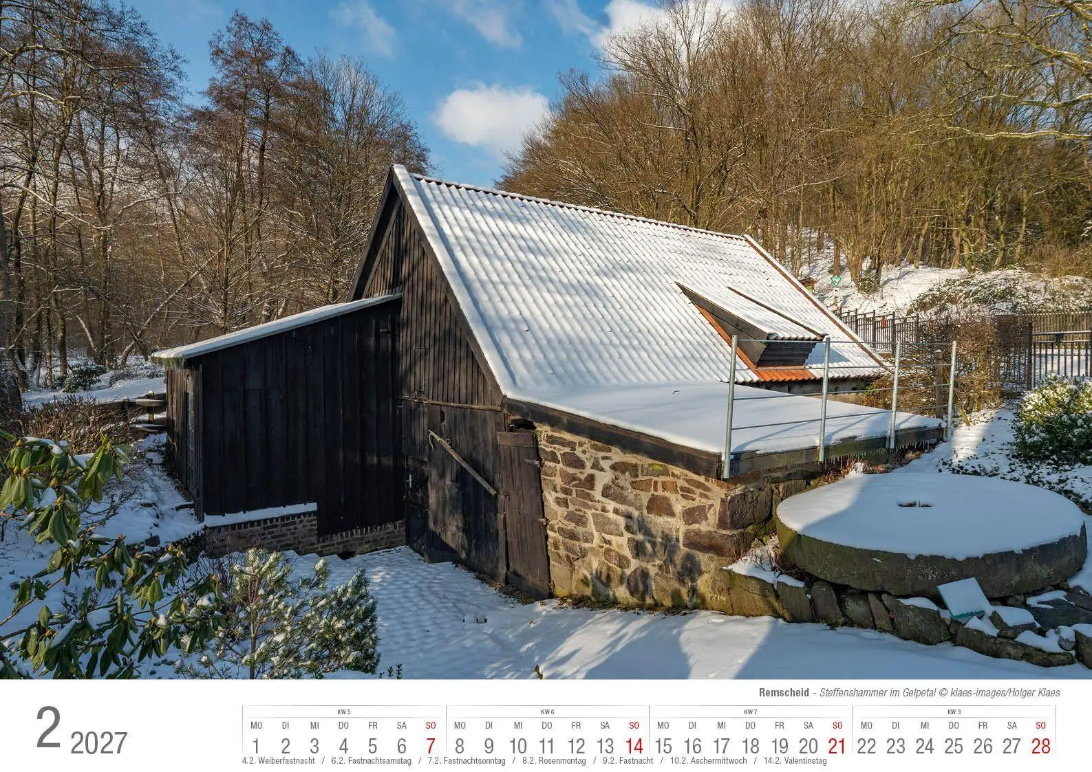 Bild: 9783965352841 | Remscheid 2027 Bildkalender A3 Spiralbindung | Holger Klaes | Kalender