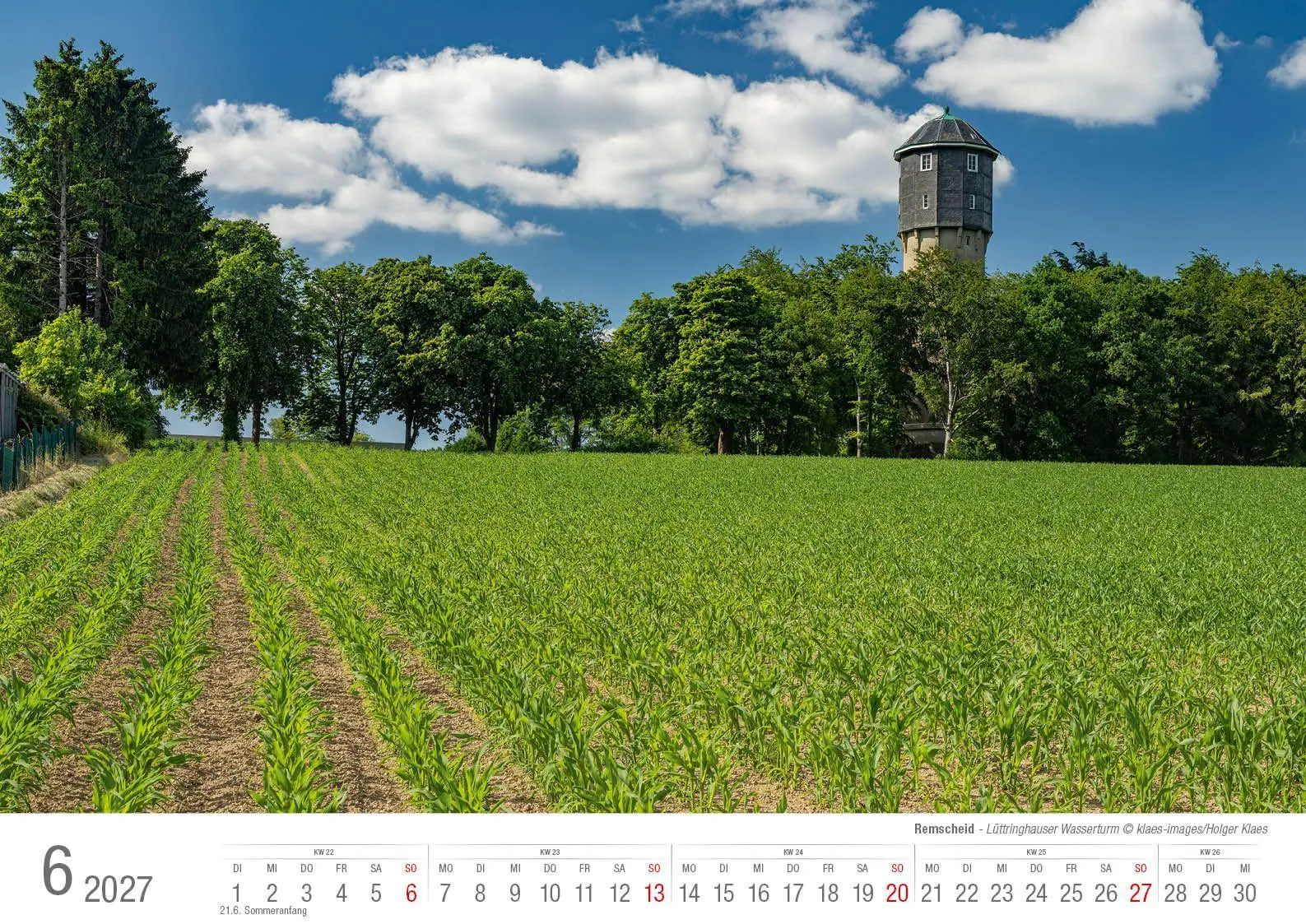 Bild: 9783965352841 | Remscheid 2027 Bildkalender A3 Spiralbindung | Holger Klaes | Kalender