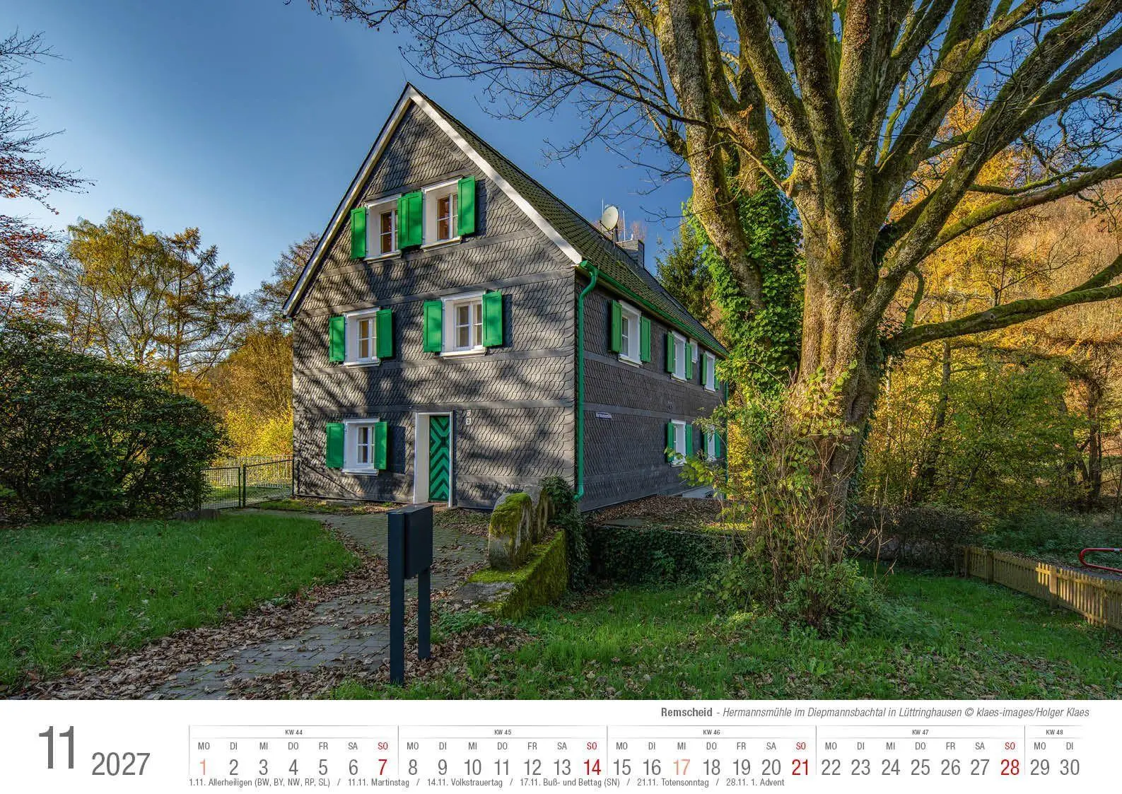 Bild: 9783965352841 | Remscheid 2027 Bildkalender A3 Spiralbindung | Holger Klaes | Kalender