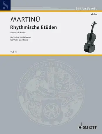 Cover: 9790001102841 | Rhythmische Etuden | Bohuslav Martinu | Buch | 1983 | Schott Music