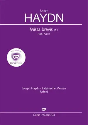 Cover: 9790007072841 | Missa brevis | Hob. XXII:1, 1749-50 (?) | Joseph Haydn | Klavierauszug