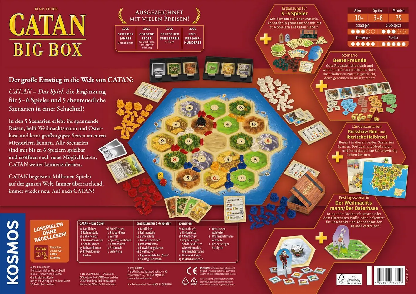 Bild: 4002051682941 | CATAN - Big Box | Spiel | Klaus Teuber | Spiel | 682941 | Deutsch