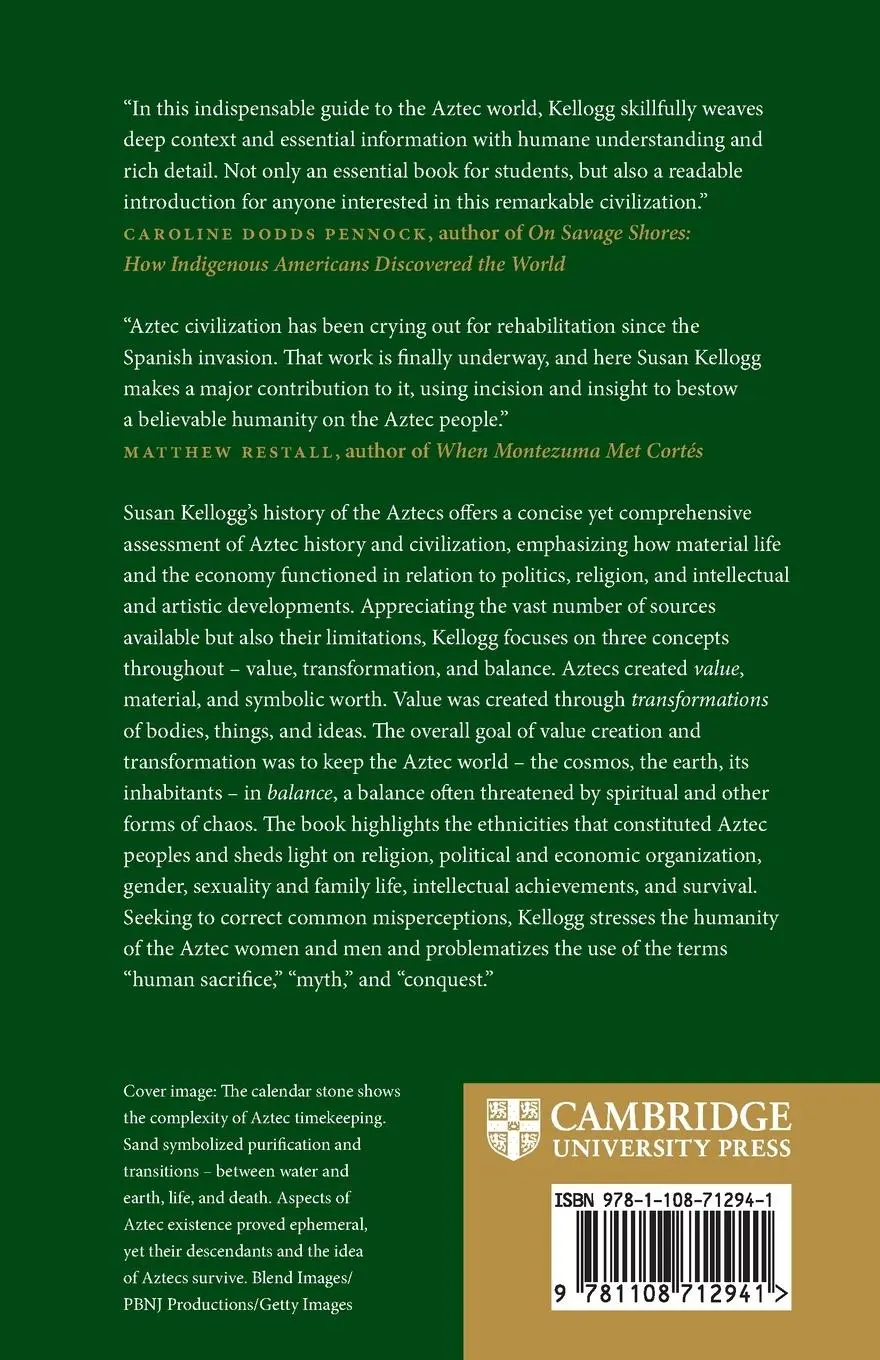 Rückseite: 9781108712941 | A Concise History of the Aztecs | Susan Kellogg | Taschenbuch | 2024