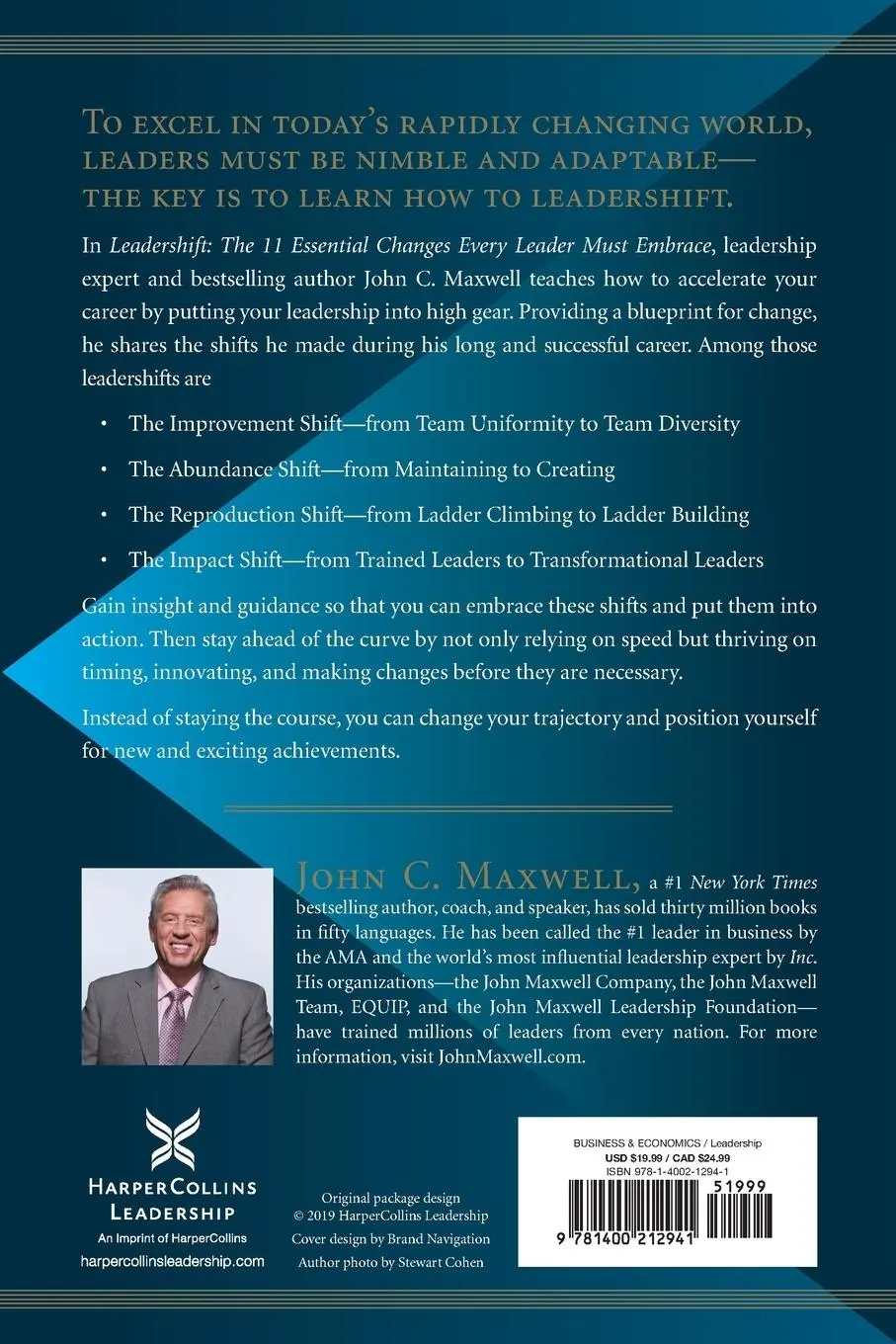 Rückseite: 9781400212941 | Leadershift | The 11 Essential Changes Every Leader Must Embrace | X