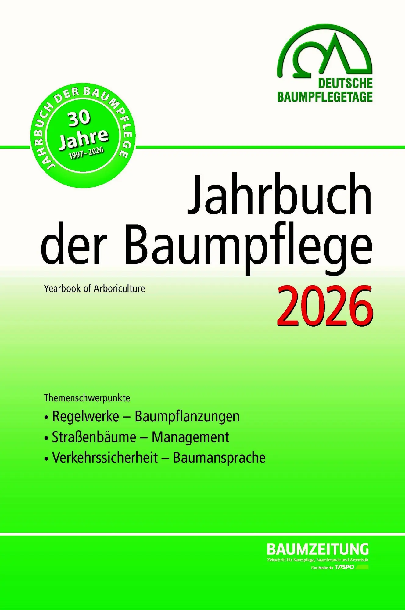 Cover: 9783878152941 | Jahrbuch der Baumpflege 2026 | Yearbook of Arboriculture | Taschenbuch