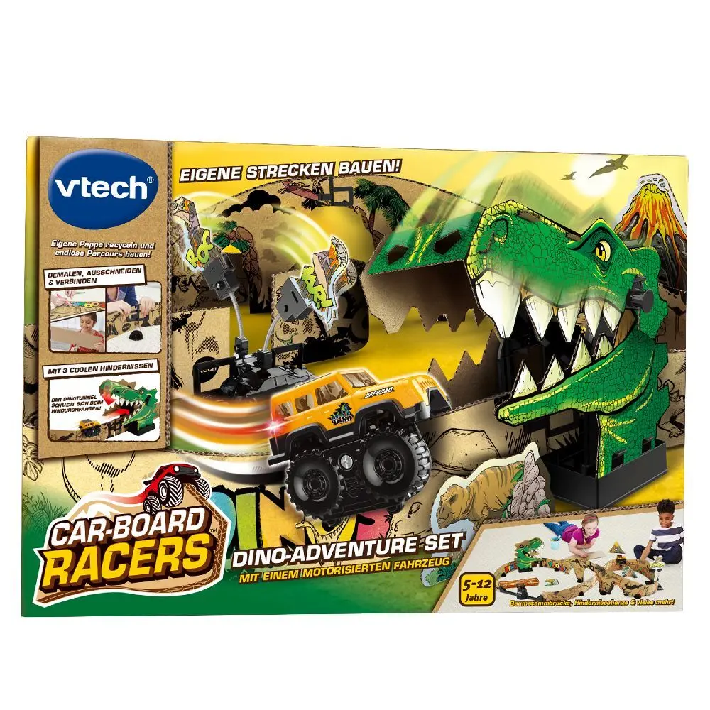 Bild: 3417765633041 | Car-Board Racers - Dino-Adventure Set | 80-563304 | 2023 | Vtech