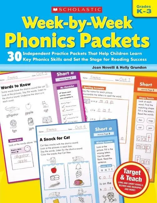 Cover: 9780545223041 | Week-By-Week Phonics Packets | Joan Novelli (u. a.) | Taschenbuch