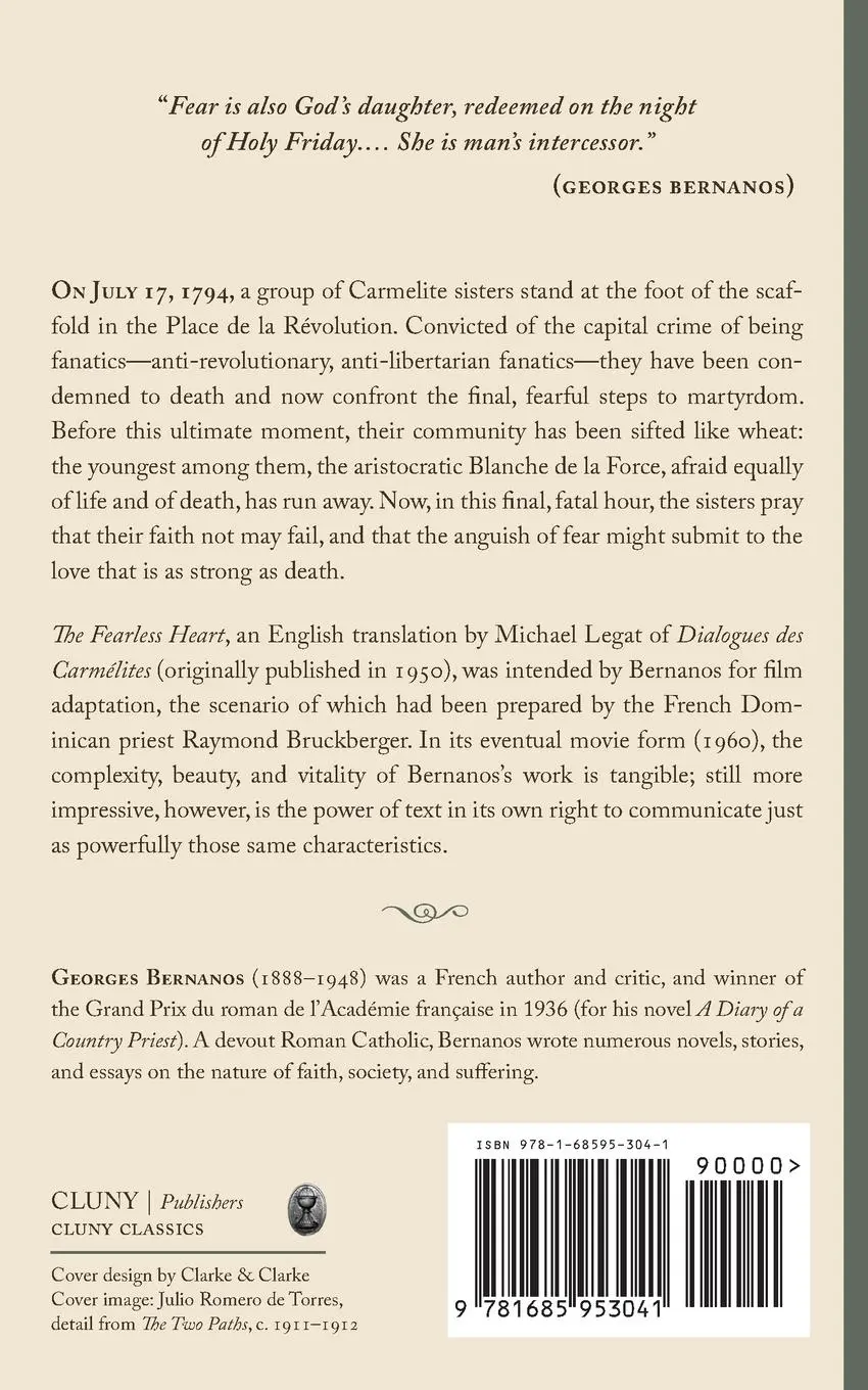 Rückseite: 9781685953041 | The Fearless Heart | Georges Bernanos | Taschenbuch | Englisch | 2024