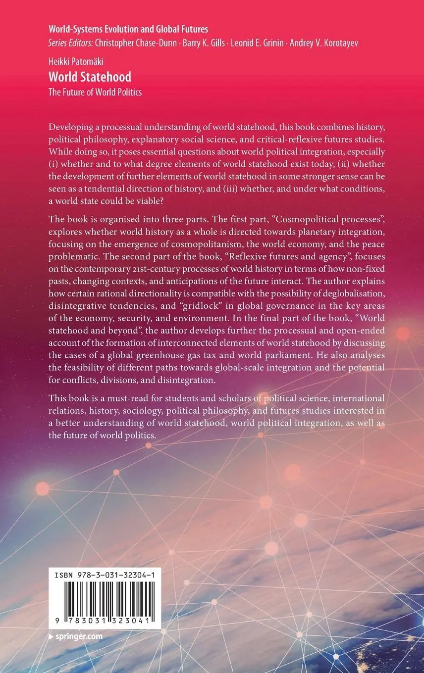 Rückseite: 9783031323041 | World Statehood | The Future of World Politics | Heikki Patomäki | xii