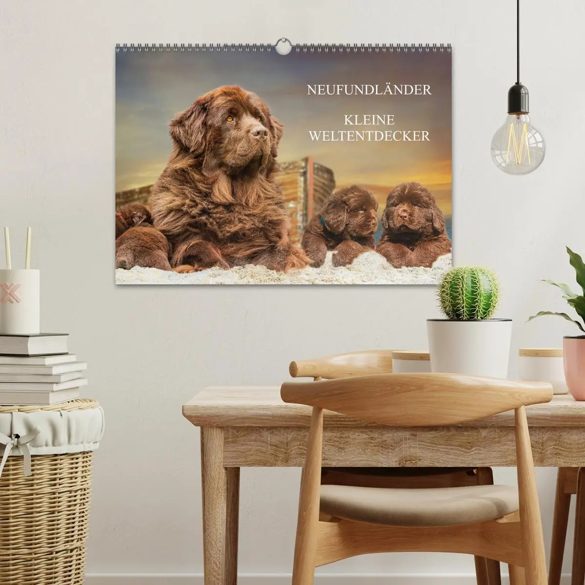 Bild: 9783457363041 | Neufundländer - Kleine Weltentdecker (Wandkalender 2026 DIN A3...