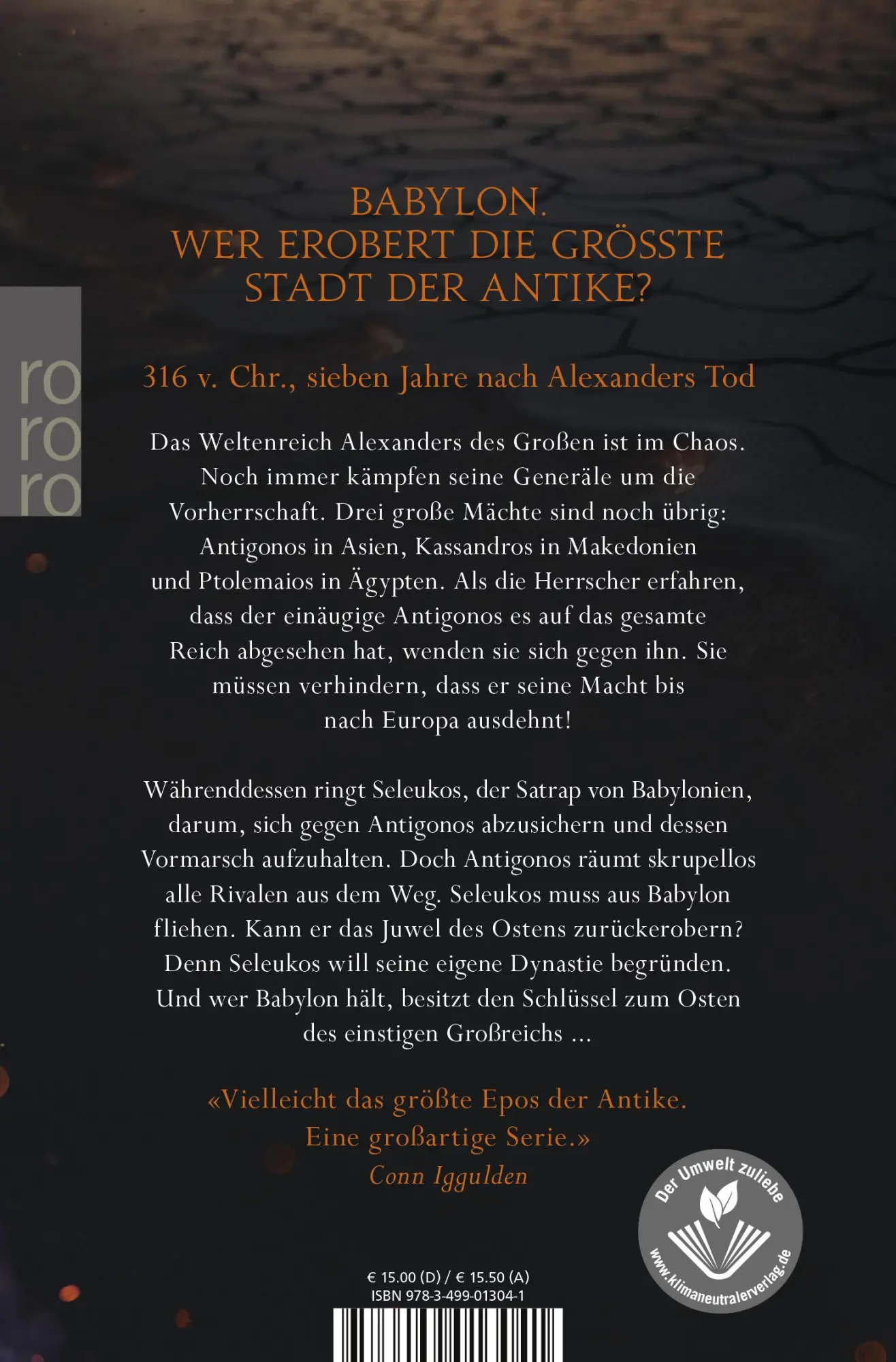 Rückseite: 9783499013041 | Alexanders Erbe: Sturm auf Babylon | Historischer Roman | Fabbri