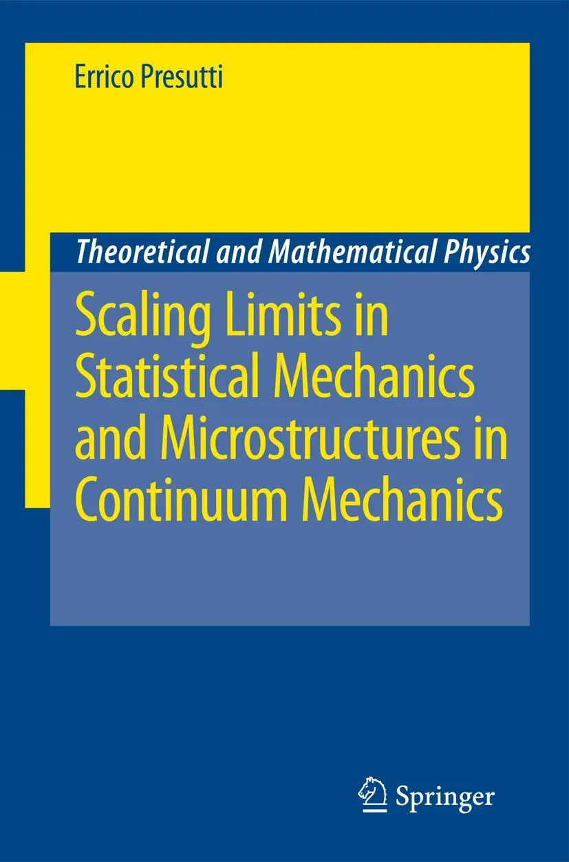 Cover: 9783540733041 | Scaling Limits in Statistical Mechanics and Microstructures in...