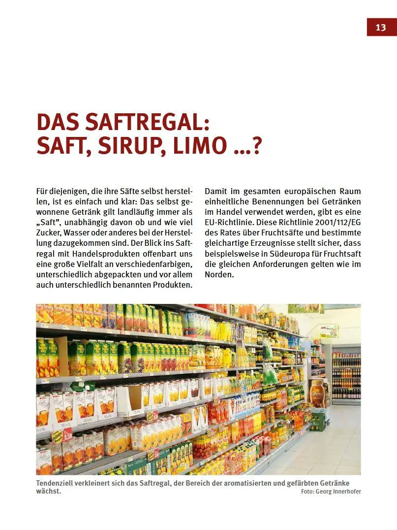 Bild: 9783702023041 | Obstsäfte, Sirup &amp; Nektar | Georg Innerhofer | Buch | 184 S. | Deutsch