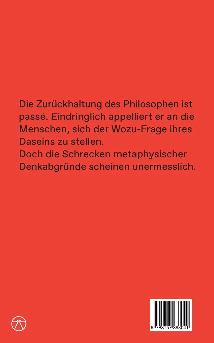 Rückseite: 9783757883041 | Du lebst falsch! | Eine philosophische Provokation | Wilhelm Reichart