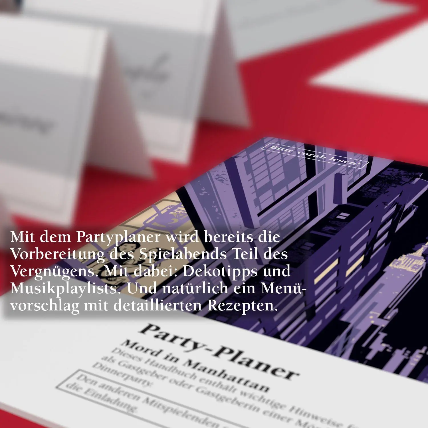 Bild: 9783948403041 | Mord in Manhattan | Mörderische Dinnerparty | Christiane Fux | Spiel