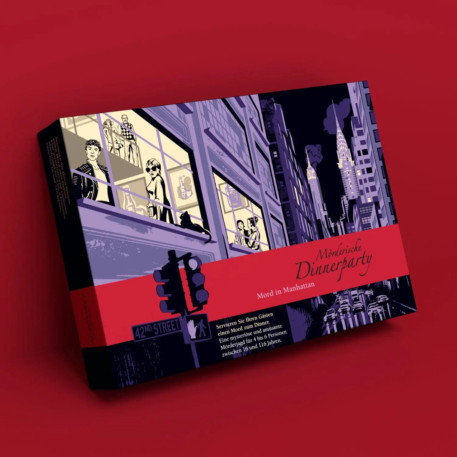 Bild: 9783948403041 | Mord in Manhattan | Mörderische Dinnerparty | Christiane Fux | Spiel