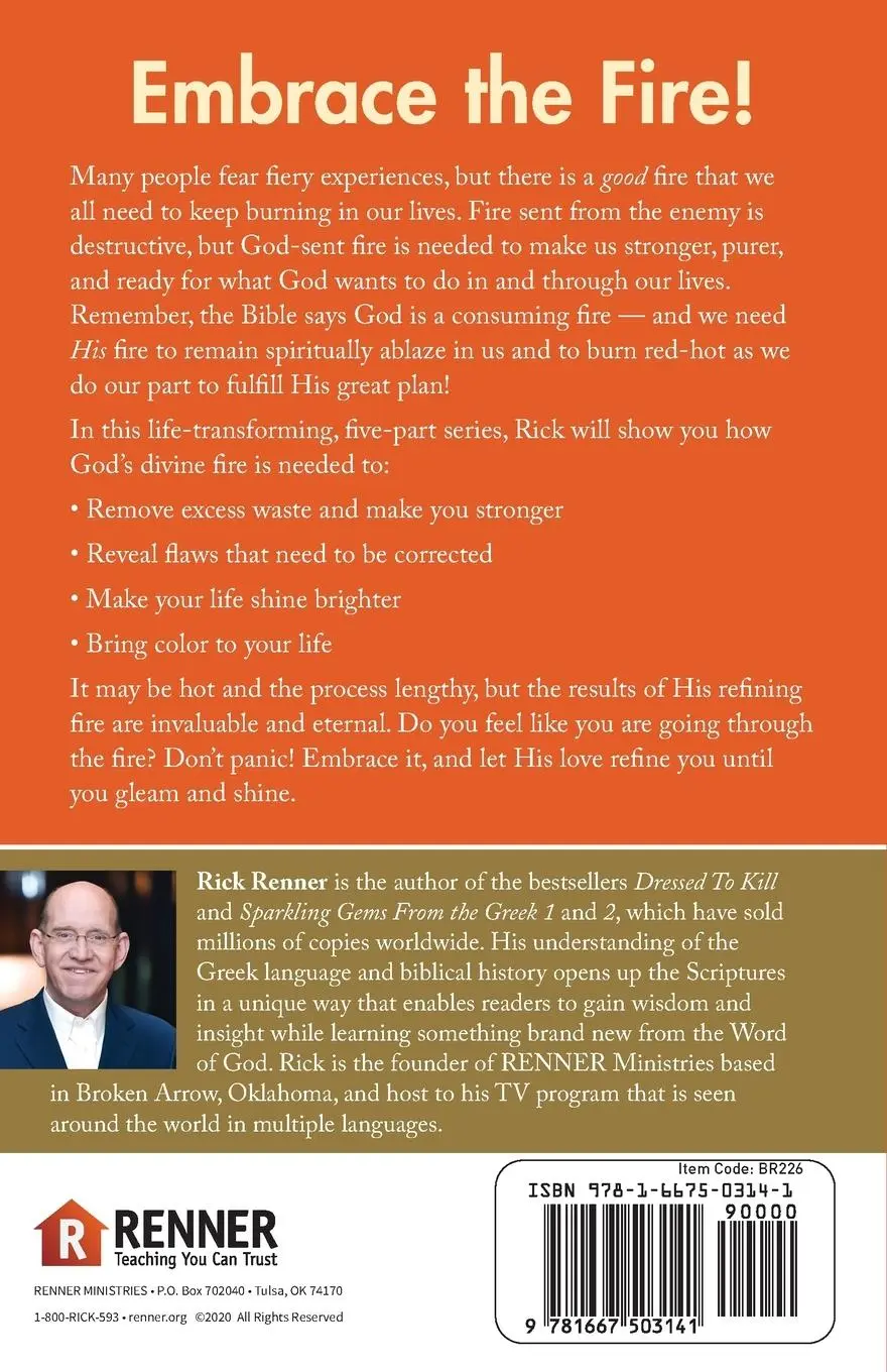 Rückseite: 9781667503141 | The Fire of God in Your Life Study Guide | Rick Renner | Taschenbuch