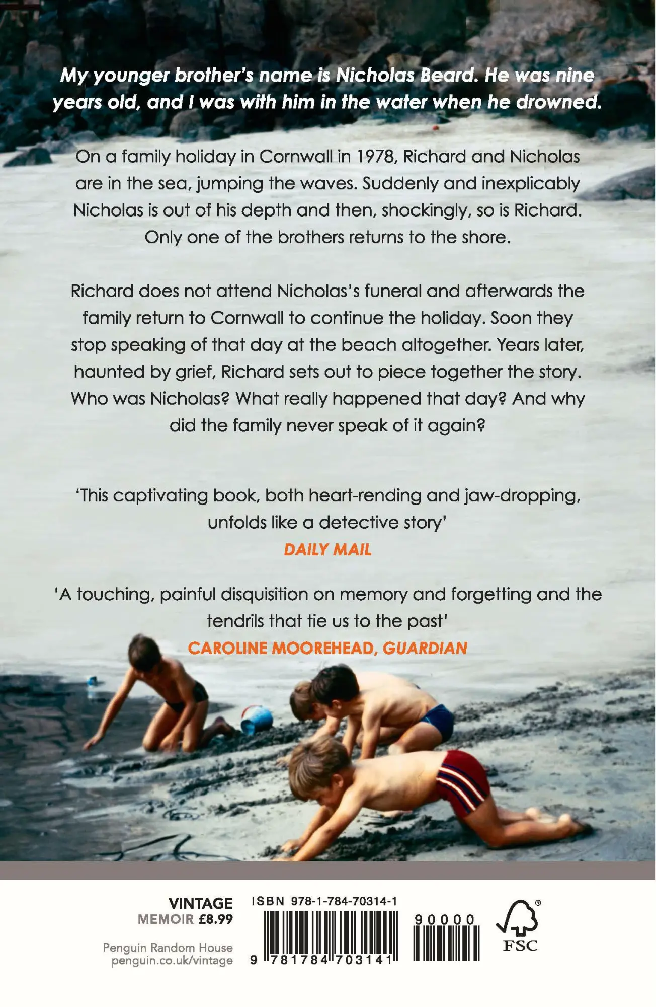 Rückseite: 9781784703141 | The Day That Went Missing | Richard Beard | Taschenbuch | 288 S.