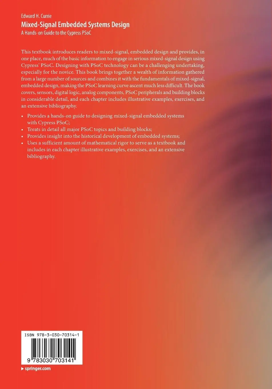 Rückseite: 9783030703141 | Mixed-Signal Embedded Systems Design | Edward H. Currie | Taschenbuch
