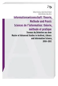 Cover: 9783039193141 | Informationswissenschaft: Theorie, Methode und Praxis | Gilbert Coutaz