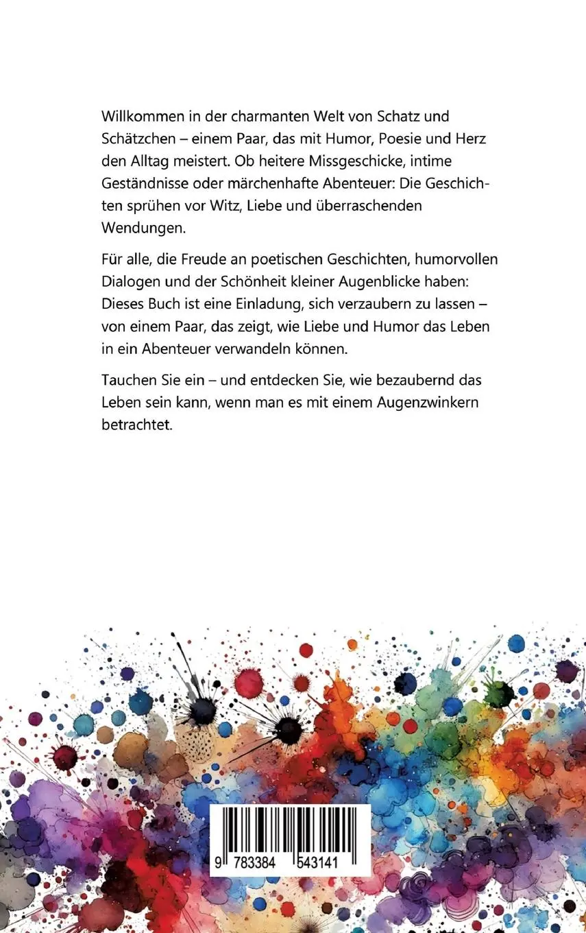 Rückseite: 9783384543141 | Schatz &amp; Schätzchen | Humorvoll gereimte Geschichten | Klaus Tigges
