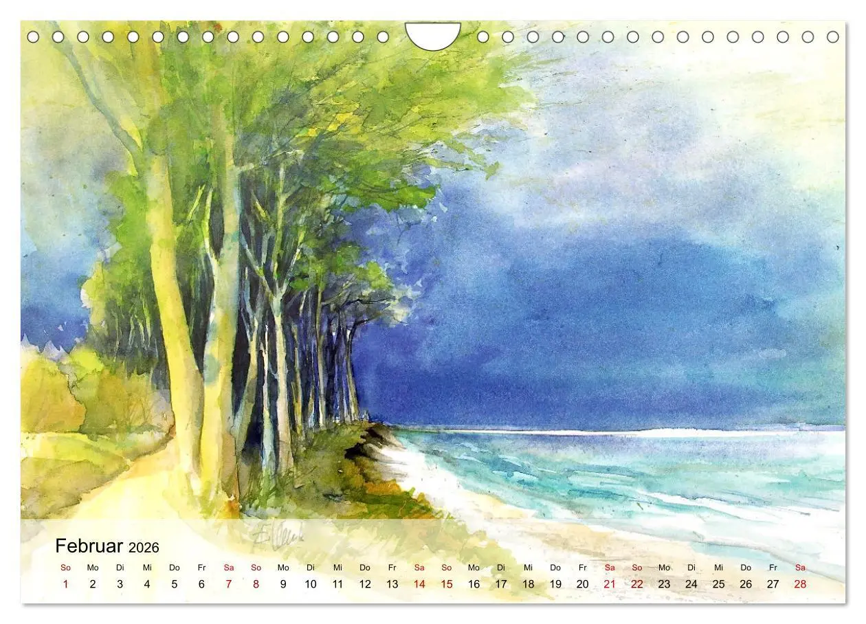 Bild: 9783457353141 | Aquarell auf Reisen - mit Eckard Funck (Wandkalender 2026 DIN A4...