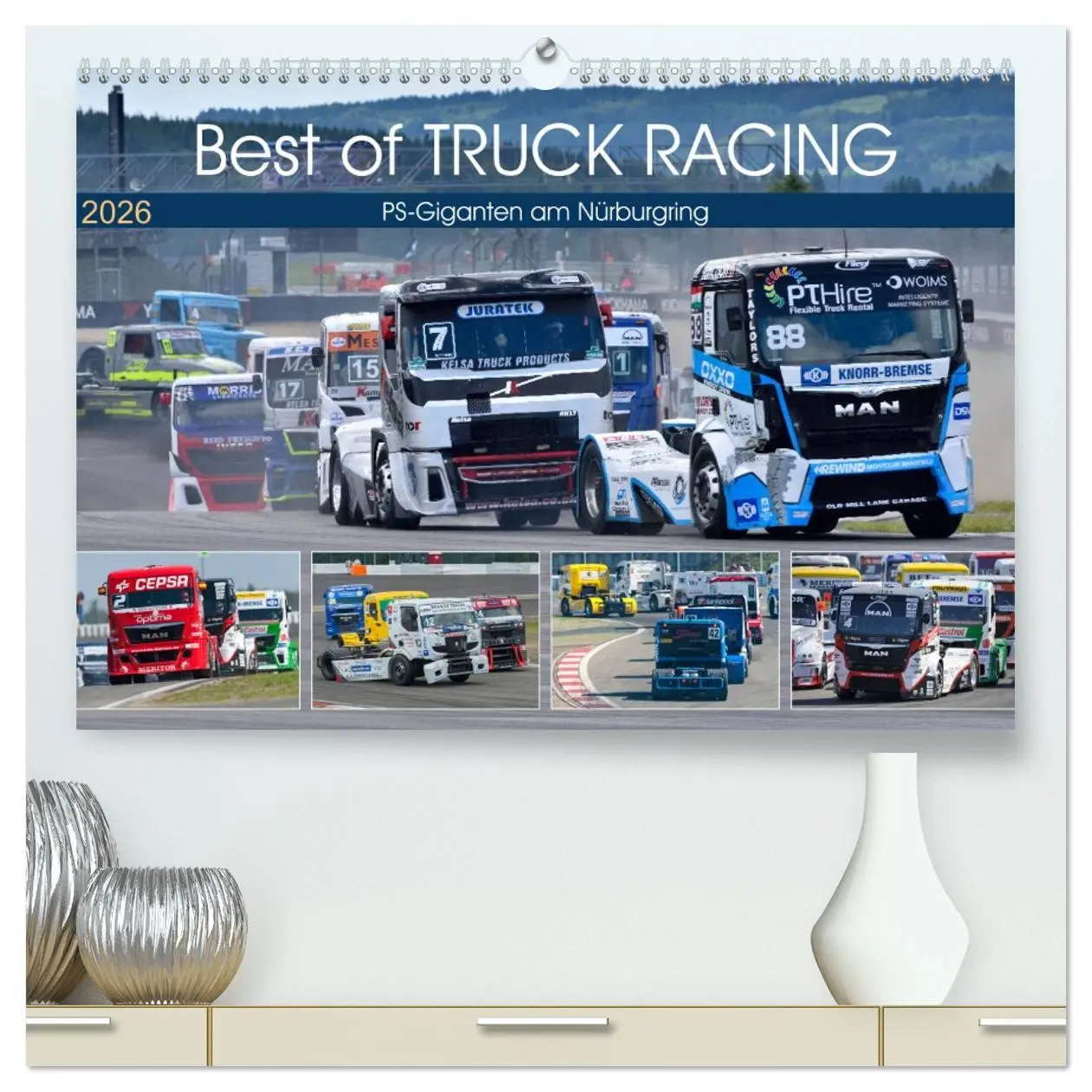 Cover: 9783457733141 | Best of TRUCK RACING (hochwertiger Premium Wandkalender 2026 DIN A2...