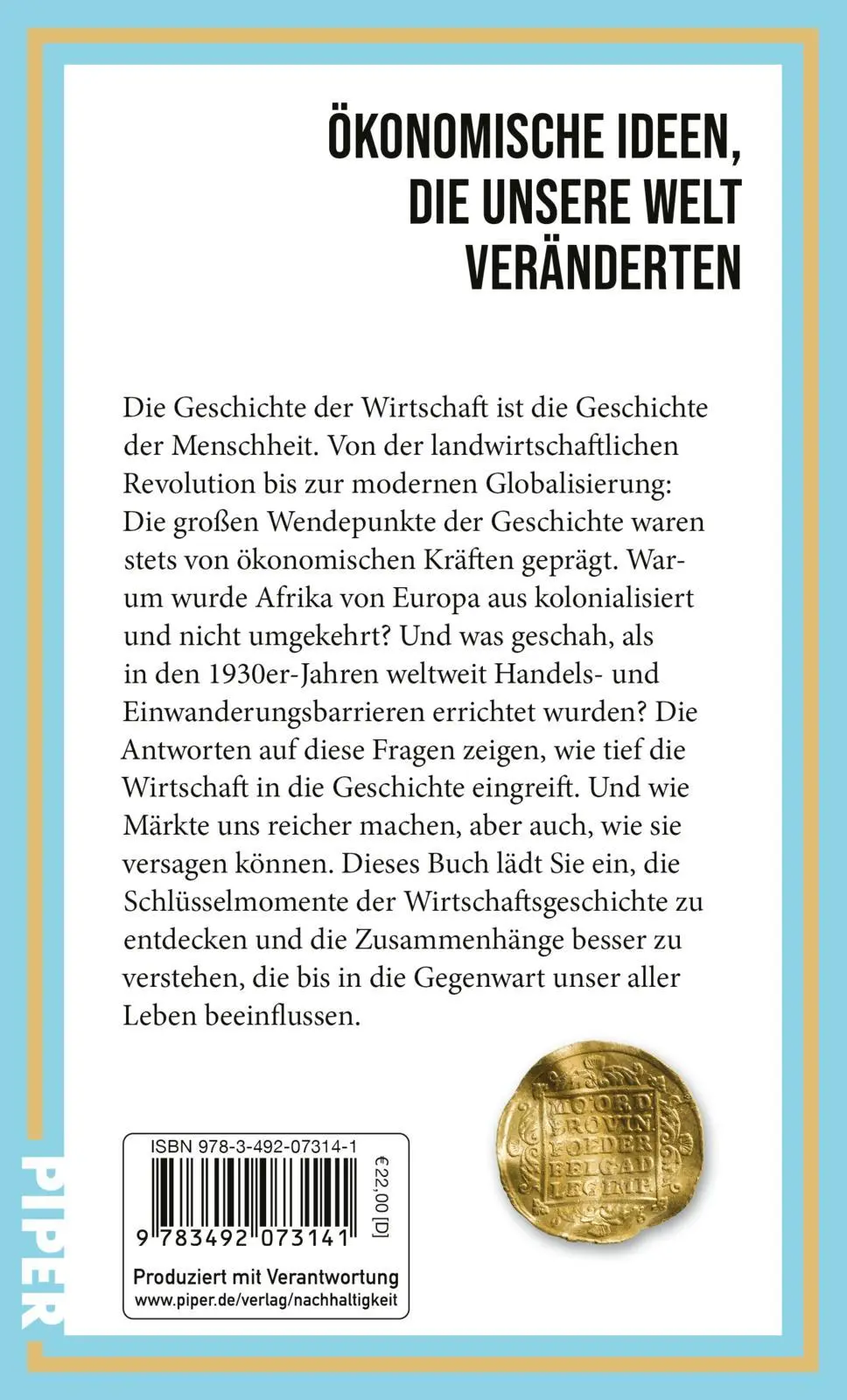 Rückseite: 9783492073141 | Die kürzeste Geschichte der Wirtschaft | Andrew Leigh | Buch | 256 S.