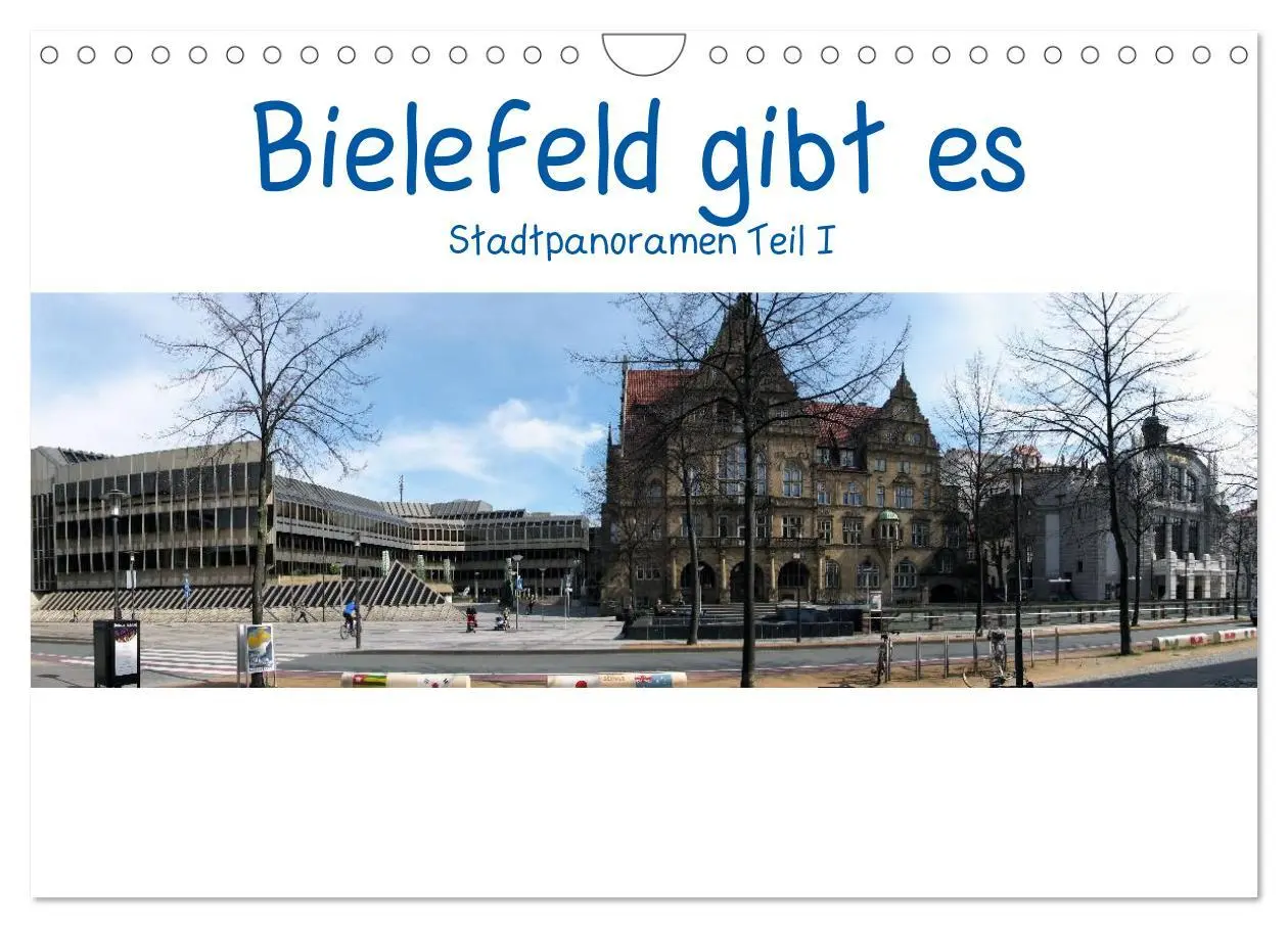 Cover: 9783516133141 | Bielefeld gibt es! Stadtpanoramen (Wandkalender 2026 DIN A4 quer),...