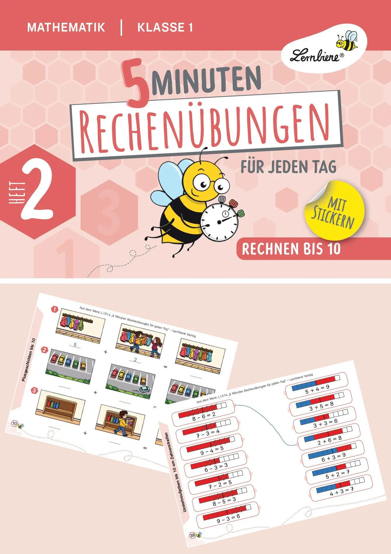 Cover: 9783746813141 | 5 Minuten Rechenübungen für jeden Tag. Rechnen bis 10 Klasse 1...
