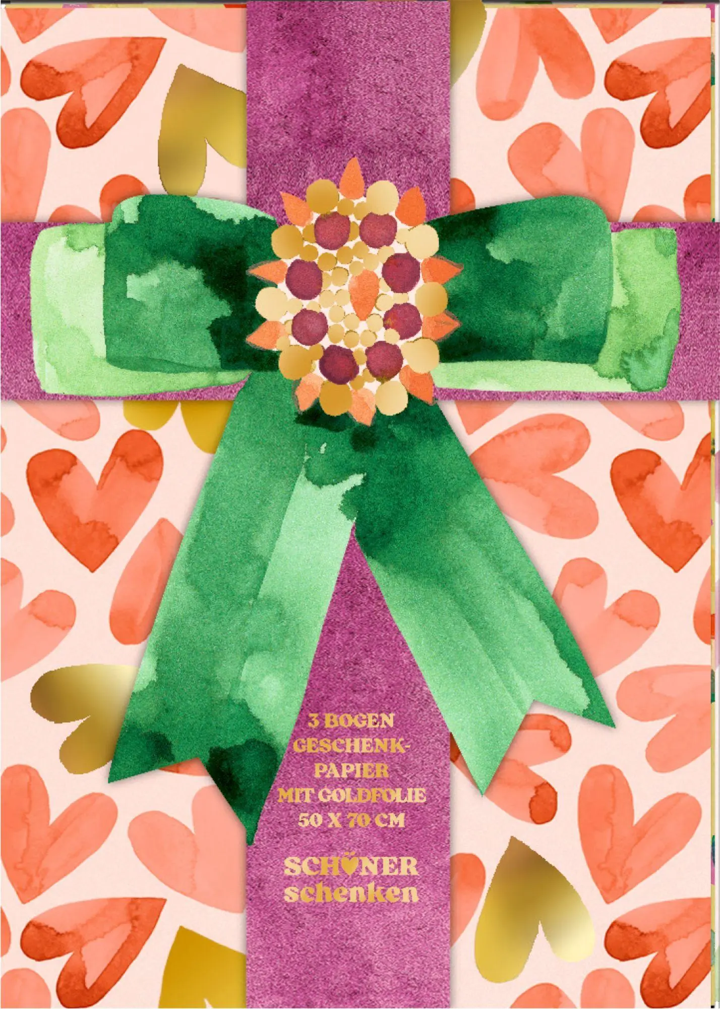 Bild: 4050003973241 | Geschenkpapier-Bogen mit Goldfolie - Schöner Schenken | Taschenbuch