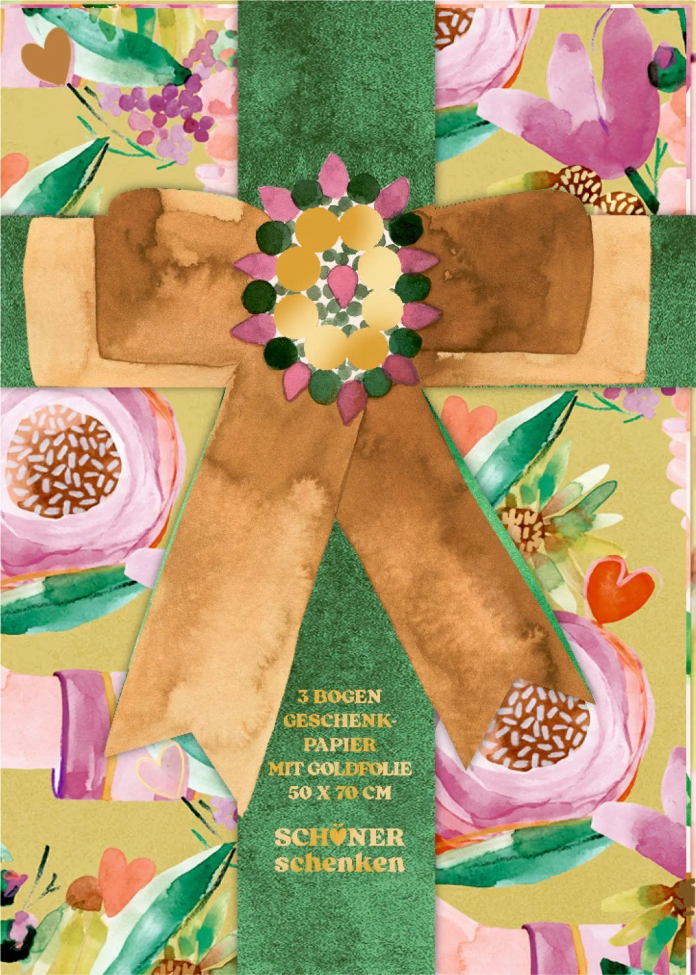 Bild: 4050003973241 | Geschenkpapier-Bogen mit Goldfolie - Schöner Schenken | Taschenbuch
