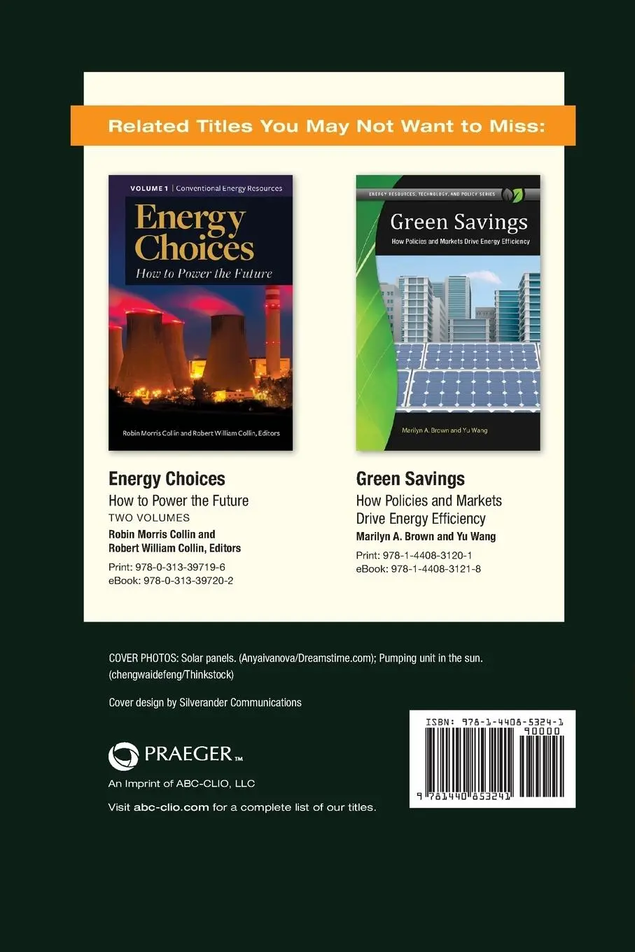 Rückseite: 9781440853241 | Energy Transitions | Global and National Perspectives | Vaclav Smil