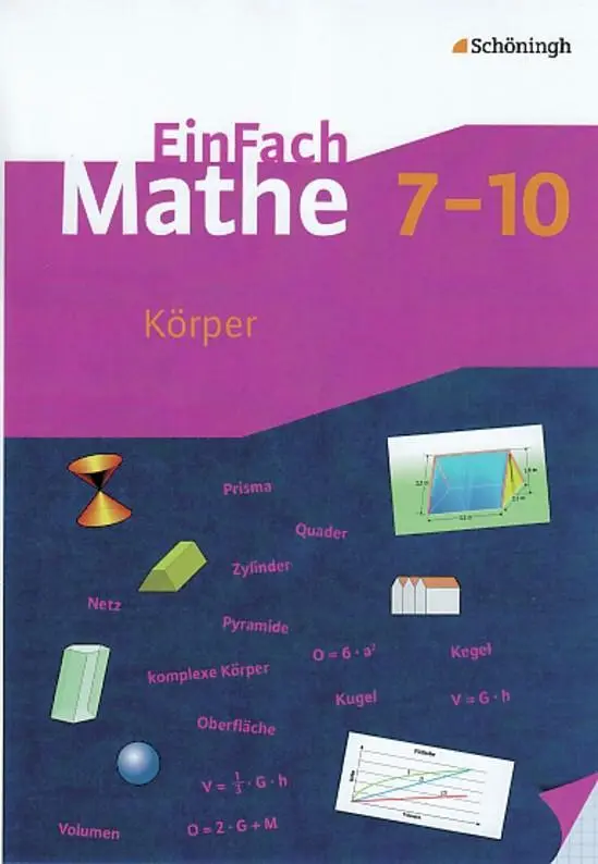 Cover: 9783140373241 | Körper 7-10 | EinFach Mathe 19 | Karl-Heinz/Mahn, Gernot Barth | 74 S.