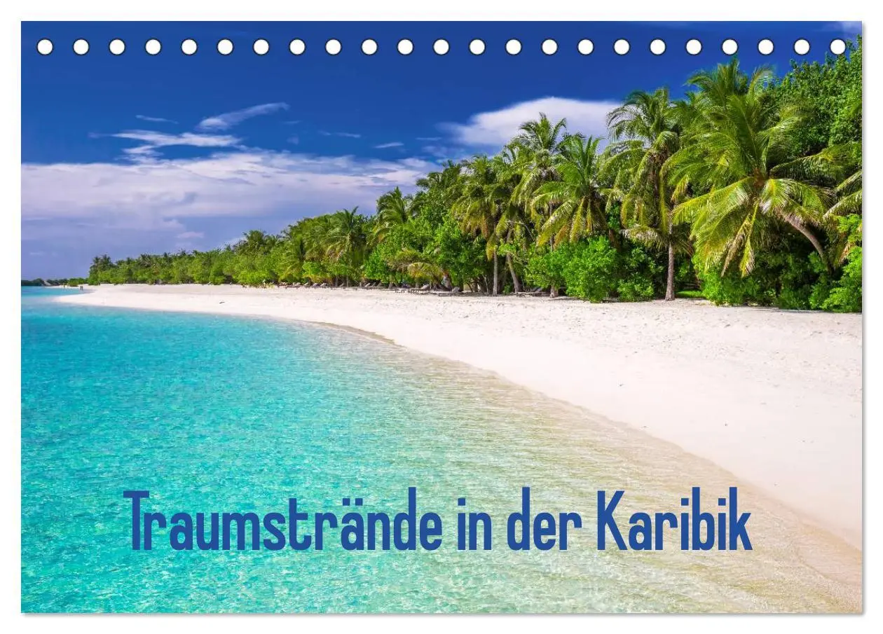 Cover: 9783457963241 | Traumstrände in der Karibik (Tischkalender 2026 DIN A5 quer),...