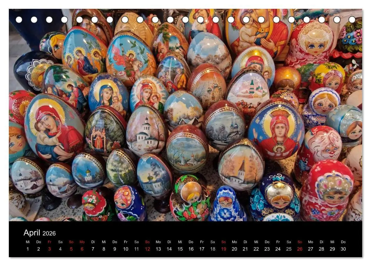 Bild: 9783516123241 | Moskau (Tischkalender 2026 DIN A5 quer), CALVENDO Monatskalender
