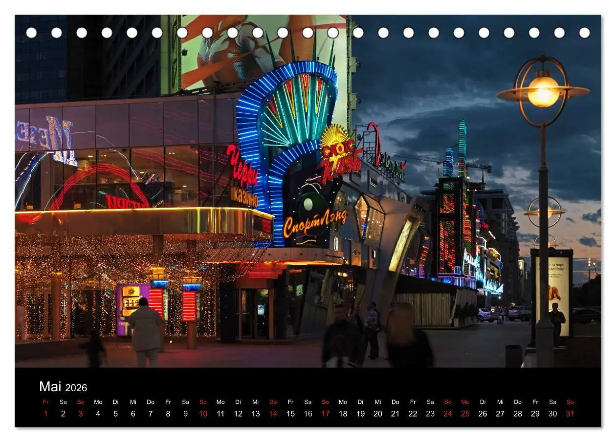 Bild: 9783516123241 | Moskau (Tischkalender 2026 DIN A5 quer), CALVENDO Monatskalender