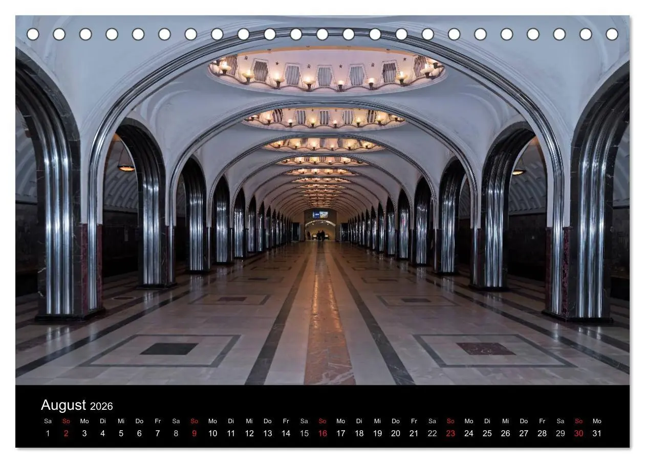 Bild: 9783516123241 | Moskau (Tischkalender 2026 DIN A5 quer), CALVENDO Monatskalender