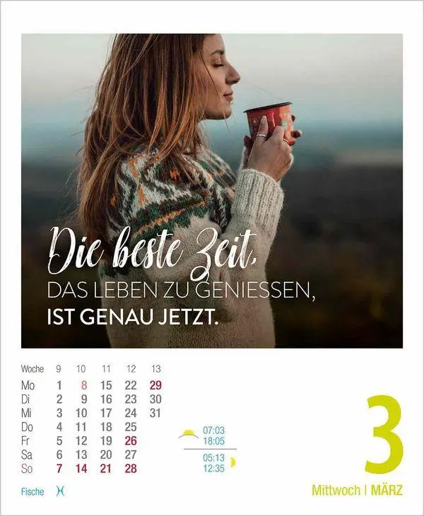 Bild: 9783819303241 | Zeit für mich 2027 | Aufstellbarer Tages-Abreisskalender. 12 x 16 cm