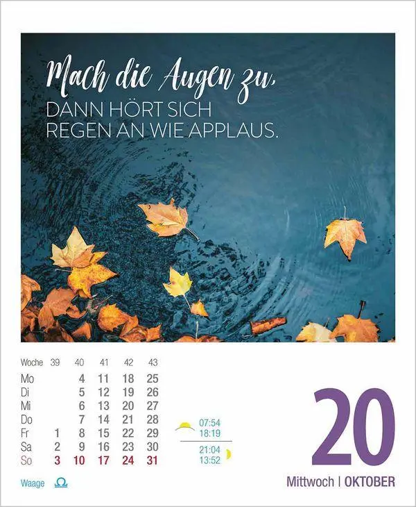 Bild: 9783819303241 | Zeit für mich 2027 | Aufstellbarer Tages-Abreisskalender. 12 x 16 cm