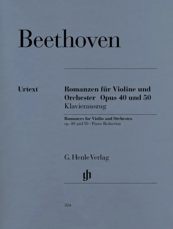 Cover: 9790201803241 | Beethoven, Ludwig van - Violinromanzen G-dur op. 40 und F-dur op. 50